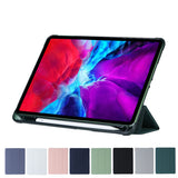 Compatible with Apple, Suitable for iPad 10.9 Protective Cover with Pen Slot Mini Dormant Leather Case, TPU Airbag Air4 Soft Shell