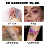 Skin-safe Adhesive Glue – Face & Body Makeup Acessories for Glitter, Sequins & Tattoos