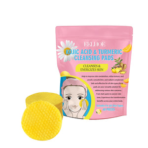 Kojic Acid Turmeric Cleansing Pads, Beauty Tool