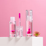 Color Changing Lip Oil, Moisturizing Jelly Lipgloss, Clear Temperature Change Liquid Lipstick