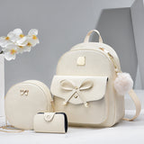 Women's Korean-style All-match, Casual Backpack Set