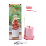 Electric USB Wine Bottle Juicer Cup, 6-leaf Cutter Head for Households