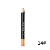 Pearlescent Silkworm Eyeshadow Pen, Lasting Waterproof Non-blooming, Shiny Pearlescent Gel Pen