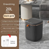 Smart Trash Can with Lid for Bedroom and Living Room, Kitchen Storage Container, Induction Small Car Box, Automatic Smart Dustbin for Bathrooms