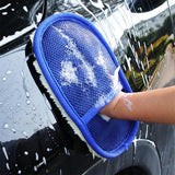 Soft Hair Car Wash Cleaning Gloves, Car and Motorcycle Care Cleaning Tools