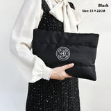 New Camellia Classic Style, Hand-held, Good-looking Portable Cosmetic Bag