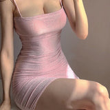 Stylish Mini Dress with Straps