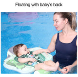 Baby Inflatable Swimming Ring with Sun Shade – Dinosaur Design