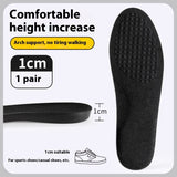 Invisible Height Increasing Insoles for Men – Non-collapse, Comfortable Inner Lift Pads