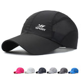 Men’s Outdoor Sun Visor Baseball Cap with Quick-dry Mesh