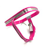 Unisex T Chastity Lock Set, Penile Chastity Belt
