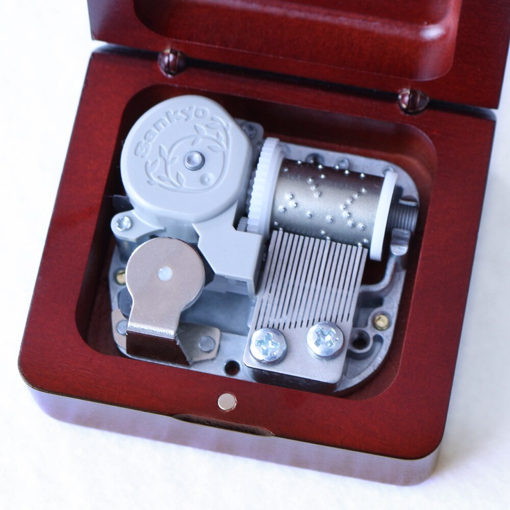 Wooden Hand-cranked Clockwork Music Box – Sociable Weaver Nest