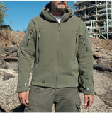 Military Tactical Hooded Jacket for Men – Warm Hiking Wear