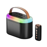 Wireless Bluetooth Speaker, Family KTV Colorful Light Microphone