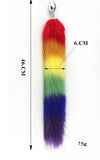 Rainbow Fox Tail, Butt Plug