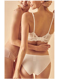 Laceless Gathering, Bra Underwear Set