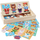 Children's Wooden Puzzle, Early Education Cartoon Toys
