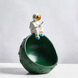 Nordic Astronaut Candy Dish Decorative Bowl – Luxury Artistic Home Decor Accent