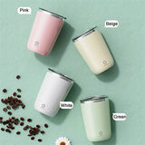 350ml Automatic Self Stirring Mug, Coffee Milk Juice Mixing Jug, Electric Stainless Steel Lazy Rotating Jar, Magnetic Stirring Cup