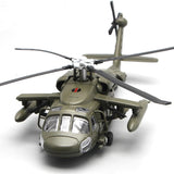 Black Hawk Helicopter, Gunship Alloy Military Diecast Model Toy