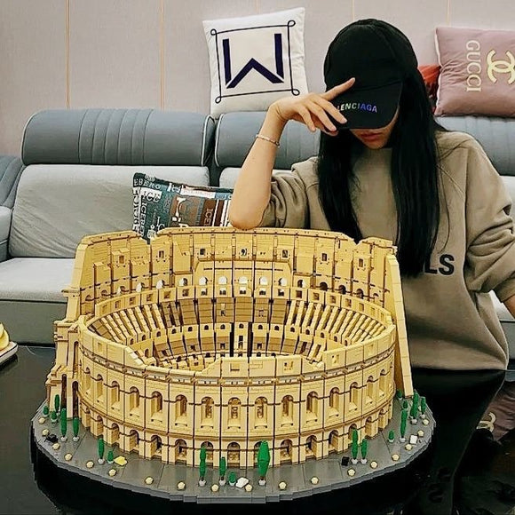 Assembled Building Blocks, Circular Theater Toy Model