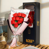 Artificial Rose Bouquet Building Blocks Set – Creative Flower Assembly Toy