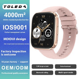 Bluetooth Calling, Heart Rate, Blood Oxygen, Quick Reply, Waterproof Sports Watch