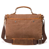 Genuine Leather Briefcase for Men – Classic Horse Leather Office Laptop Bag