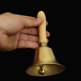 Pure Copper Bell with Wooden Handle
