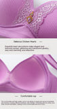 Large Size Thin Wireless Underwear Push-up Non-magnetic Bra