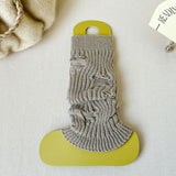 Personalized Gray Perforated Calf Socks