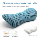 Lumbar Support Pillow for Side Sleepers and Pregnancy – Ergonomic Back Support Cushion for Chair and Car Seat