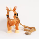 Kids Electric Plush Walking Horse – Ride-on Toy with Leash Control