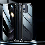 Double-sided Magnetic Glass Phone Case with Full Protection