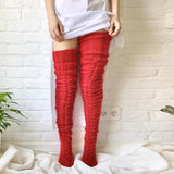 Winter Tights, Over the Knee, Lengthened Long Tube Knitted Pile Socks