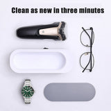 Ultrasonic Cleaning Machine, High Frequency Vibration Jewelry Glasses Watch Ring Dentures Washing Cleaner