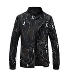 Men’s Plaid Baseball Jacket – Autumn Windbreaker