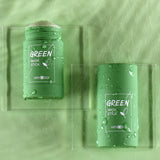 Face Blackhead Cream, Eggplant - Green Tea Cooling, Deep Cleansing Clay Mask