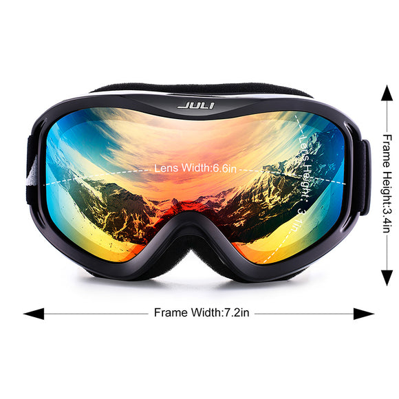 Classic Ski Double Anti-fog Goggles