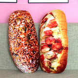 3D Bread Pillow, Butter Ham Sesame Sofa Sleeping Cushions, Plush Dool Toy for Gifts
