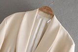 Women’s Oversized Summer Blazer – Premium Loose Casual Jacket
