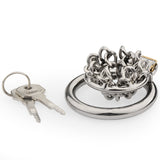 Skeletonized Chastity Lock, Potpourri Short Chain