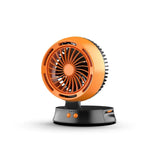 Portable Solar Fan with LED Lighting – Quiet Desk and Camping Use