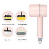 Electric Cleaning Dishwashing Brush, Automatic Wireless USB Rechargeable Professional Kitchen Bathtub Tile Cleaning Device