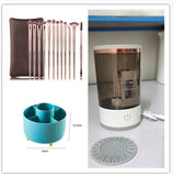 Eye Shadow Cleaning Tool, Portable Electric Makeup Brush Cleaner Machine with USB Charging Automatic Cosmetic Brush for Women