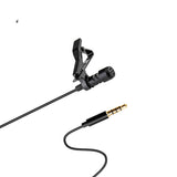 Collar Clip Mobile Phone Recording, Portable Interview Video Microphone