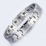 Stainless Steel Jewelry Bracelet, Wellness Energy Magnetic Therapy
