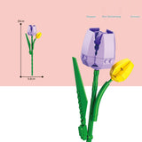 Building Blocks, Flower Decoration Bouquet Rose Assembled Toy