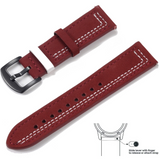 Grained Leather Strap for Quick Release, Hand Made Retro Watch Bands (Watch not Included)