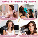 One-click Spray Hair Brush – Anti-frizz Detangling Comb with Water Mist